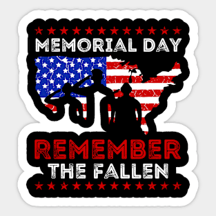 Memorial Day Remember The Fallen Sticker